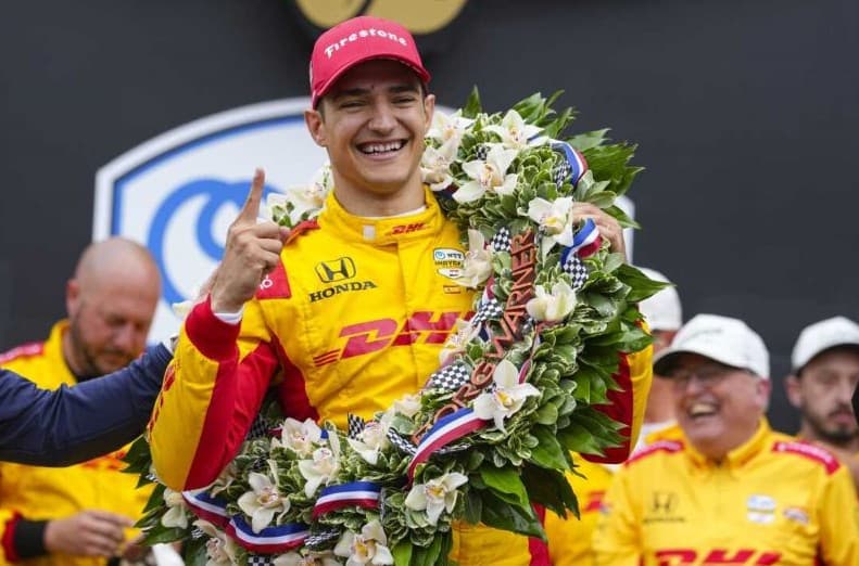 Domingo de oro para los expilotos de EF: Palou triunfa en las 500 Millas de Indianápolis, Crawford gana la F2 en Mónaco